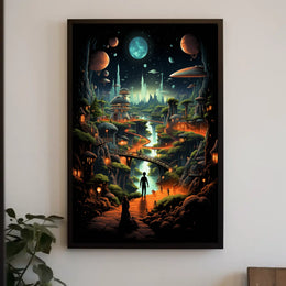 Enchanted Moonlit Realm Poster