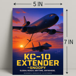 KC-10 Extender Snoopy Poster PosterGoat