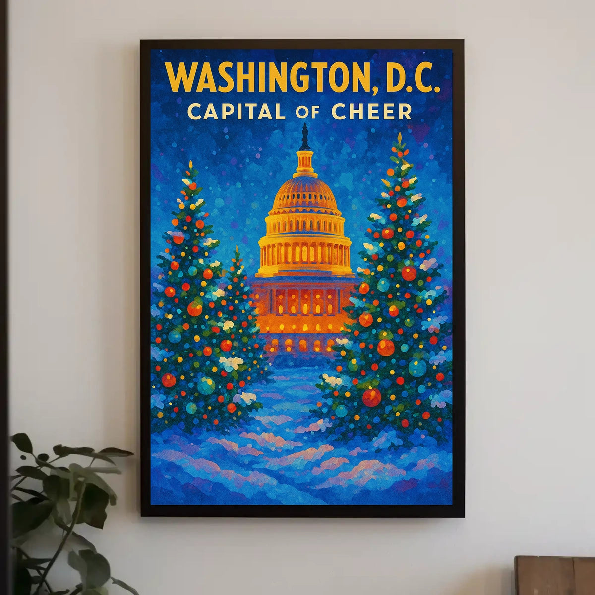 Washington, D.C. Capital of Cheer Poster
