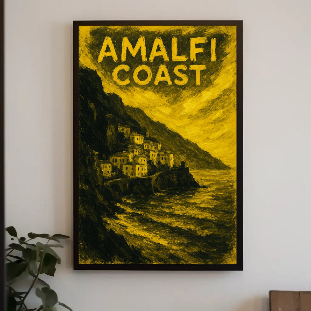 Amalfi Coast Poster Wall Art Coastal Decor Gallery Print