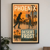 Phoenix Desert Frost Poster