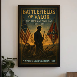 Battlefields Of Valor The American Poster