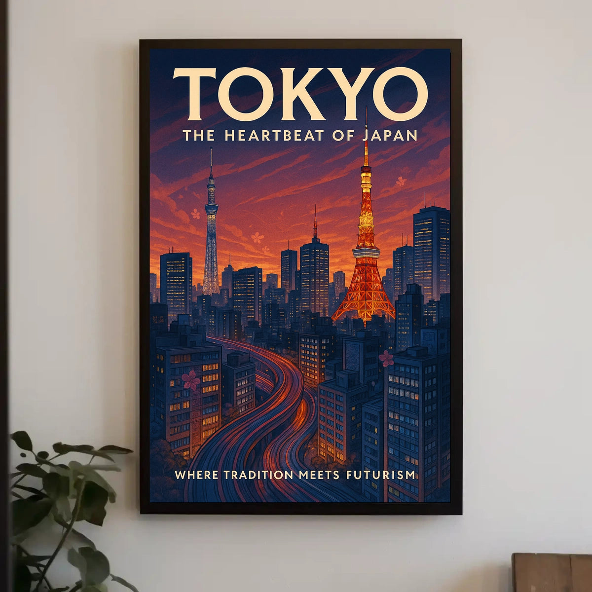 Tokyo The Heartbeat of Japan Poster