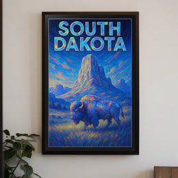 South Dakota Wilderness Poster