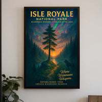 Isle Royale National Park Poster