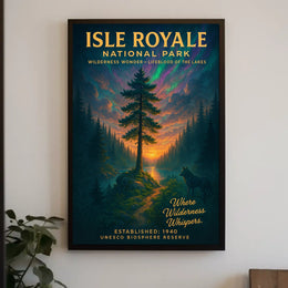 Isle Royale National Park Poster