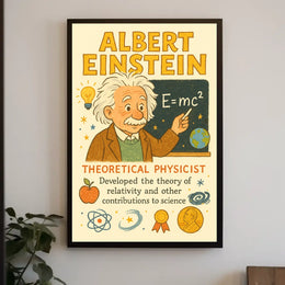 Albert Einstein Theoretical Physicist Poster