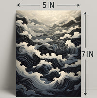 Ocean Waves A Serene Journey Poster PosterGoat