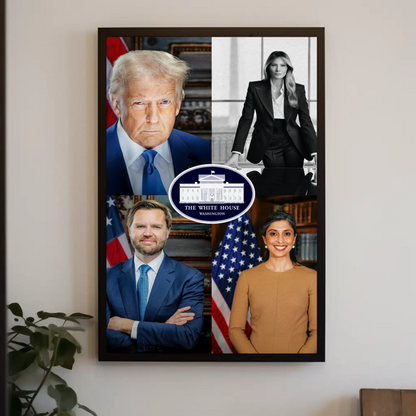 2025 White House Leadership Administration Portraits President Trump