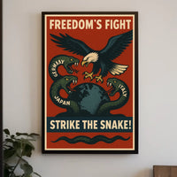 FreedomS Fight Strike The Snake Poster
