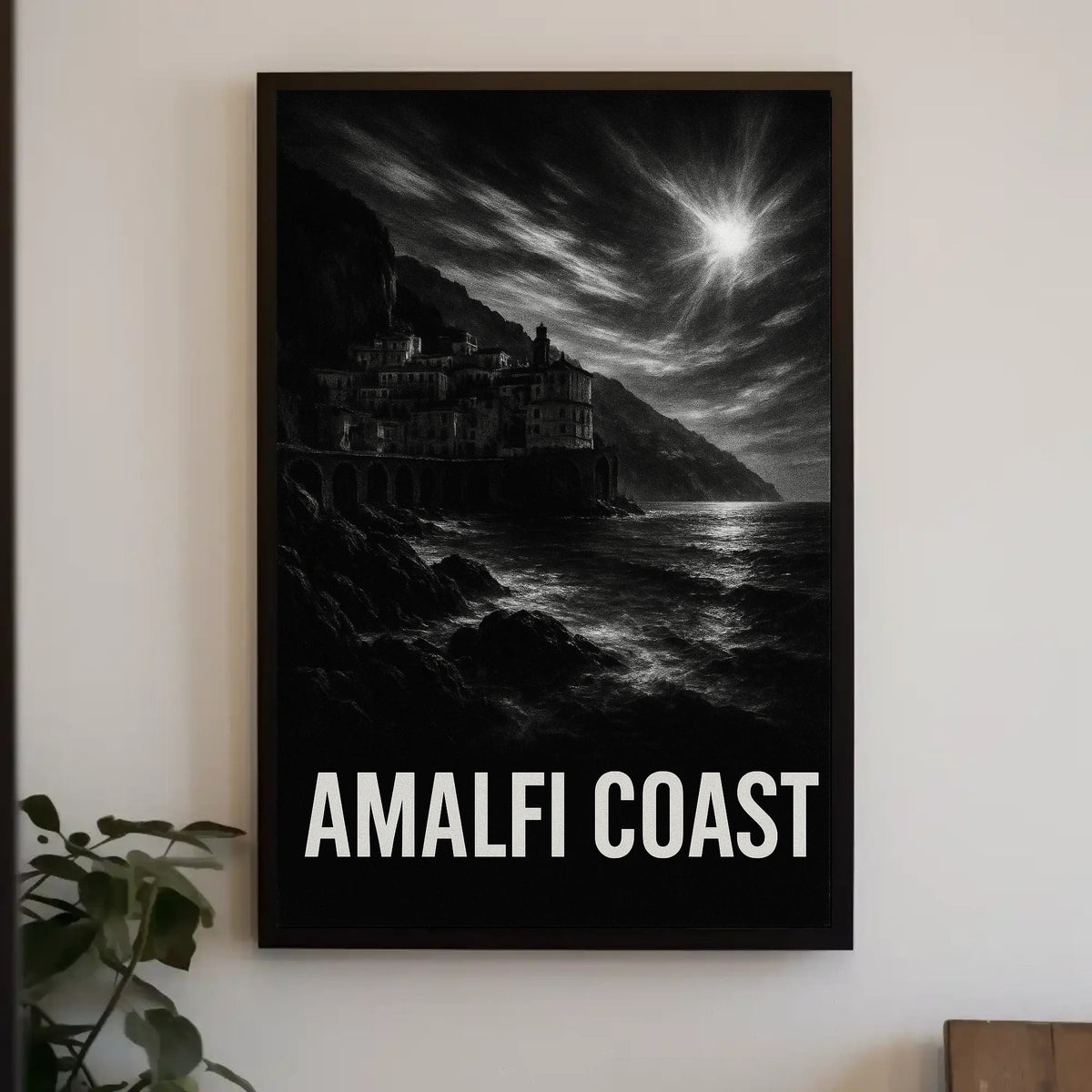 Amalfi Coast A Scenic Escape Poster