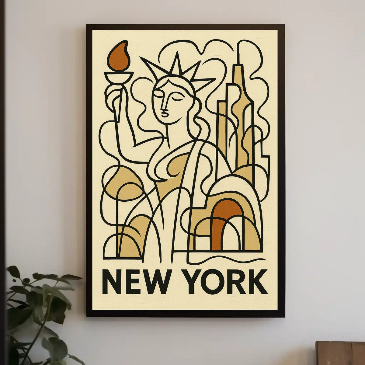 New York Art Deco Poster