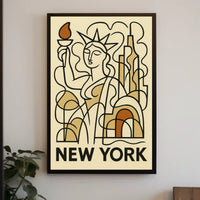 New York Art Deco Poster
