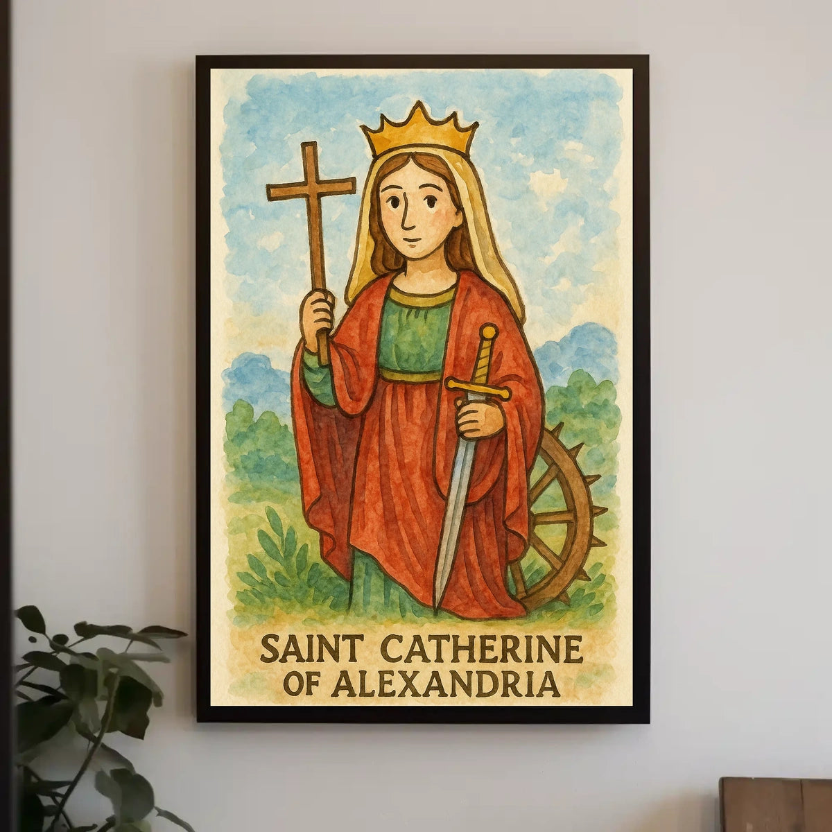 Saint Catherine of Alexandria Poster