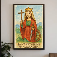Saint Catherine of Alexandria Poster