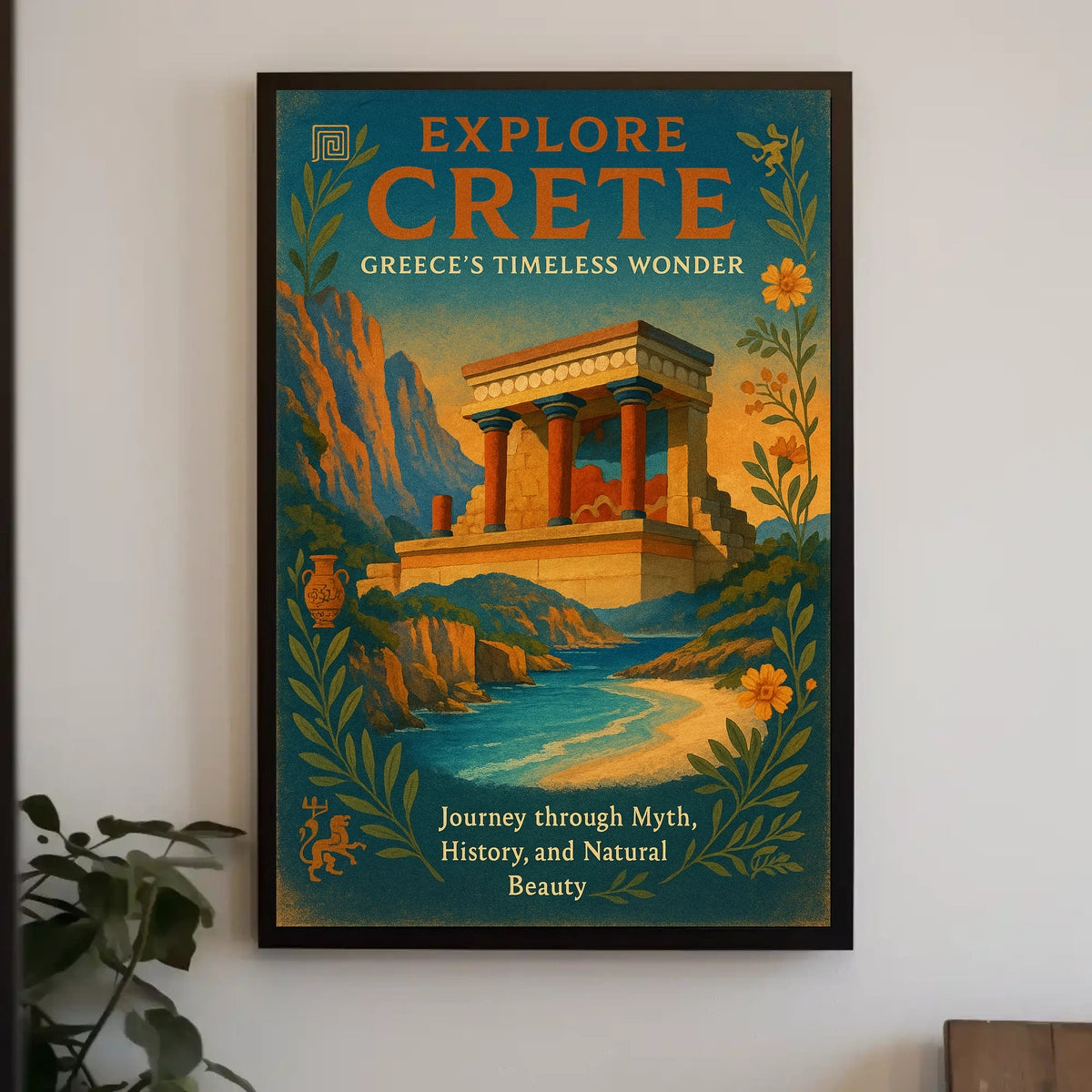 Explore Crete Greeces Timeless Wonder Poster
