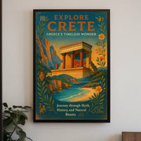 Explore Crete Greeces Timeless Wonder Poster