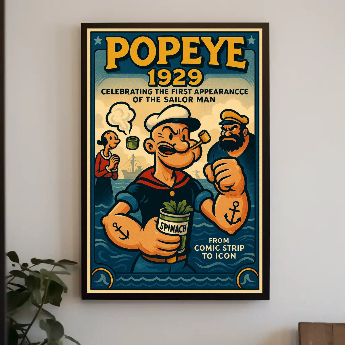 Popeye 1929 Art Poster POP-136