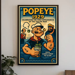 Popeye 1929 Art Poster POP-136
