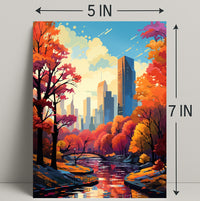 Autumn In The City Poster