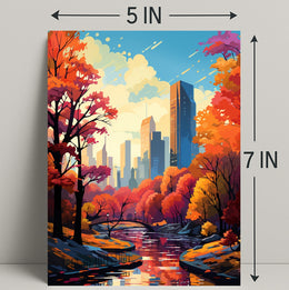 Autumn In The City Poster