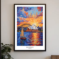 Sydney Skyline Poster PosterGoat
