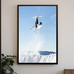 High-Flying Ski Adventure Poster