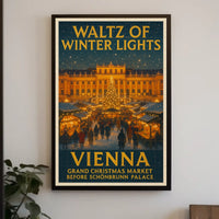 Waltz Of Winter Lights Poster