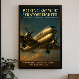 Boeing 367 YC-97 Stratofreighter Poster
