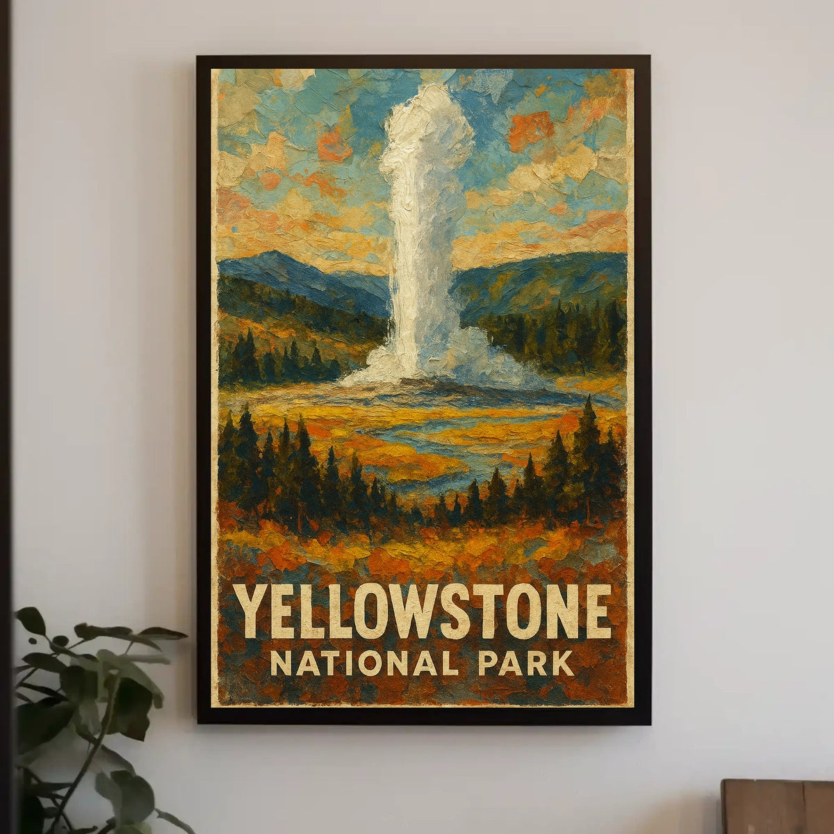 Yellowstone Wanderlust Photography Realism Poster