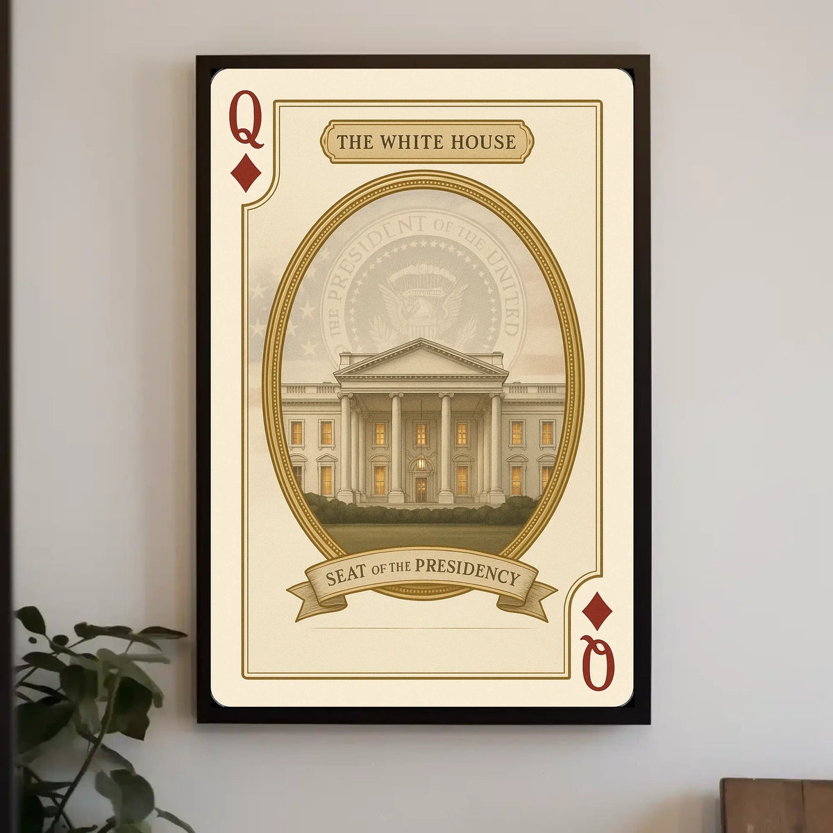 White House Seat Of The Presidency Wall Art Poster