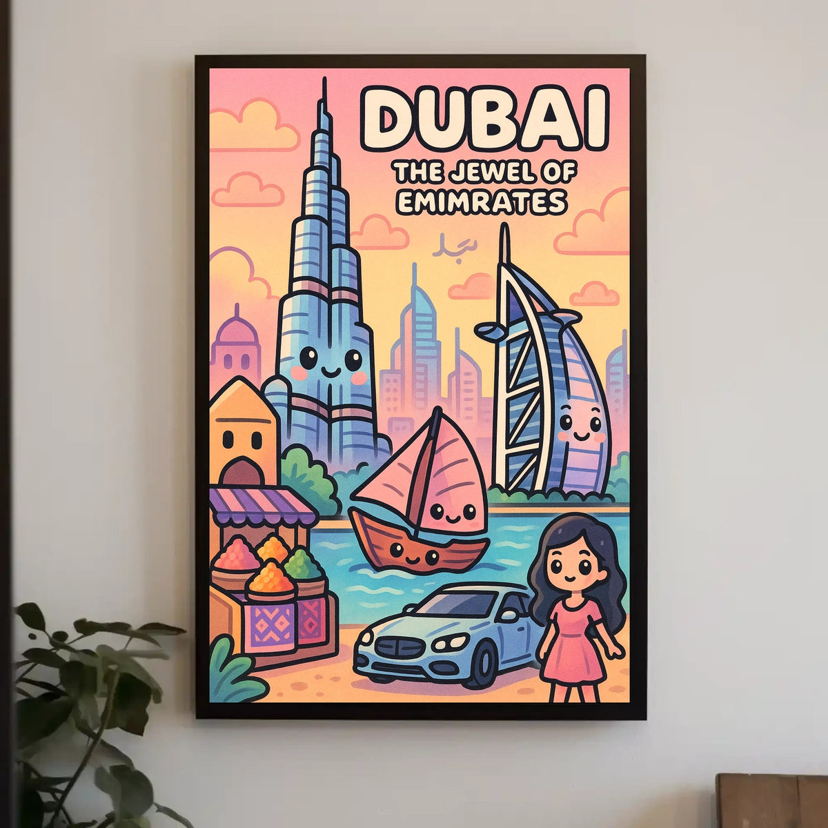 Dubai The Jewel of Emirates Poster