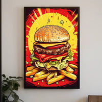 Burger Bliss Poster PosterGoat