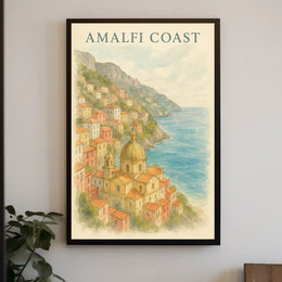 Amalfi Coast Dreamscape Poster