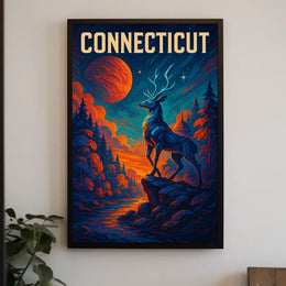Majestic Connecticut Poster