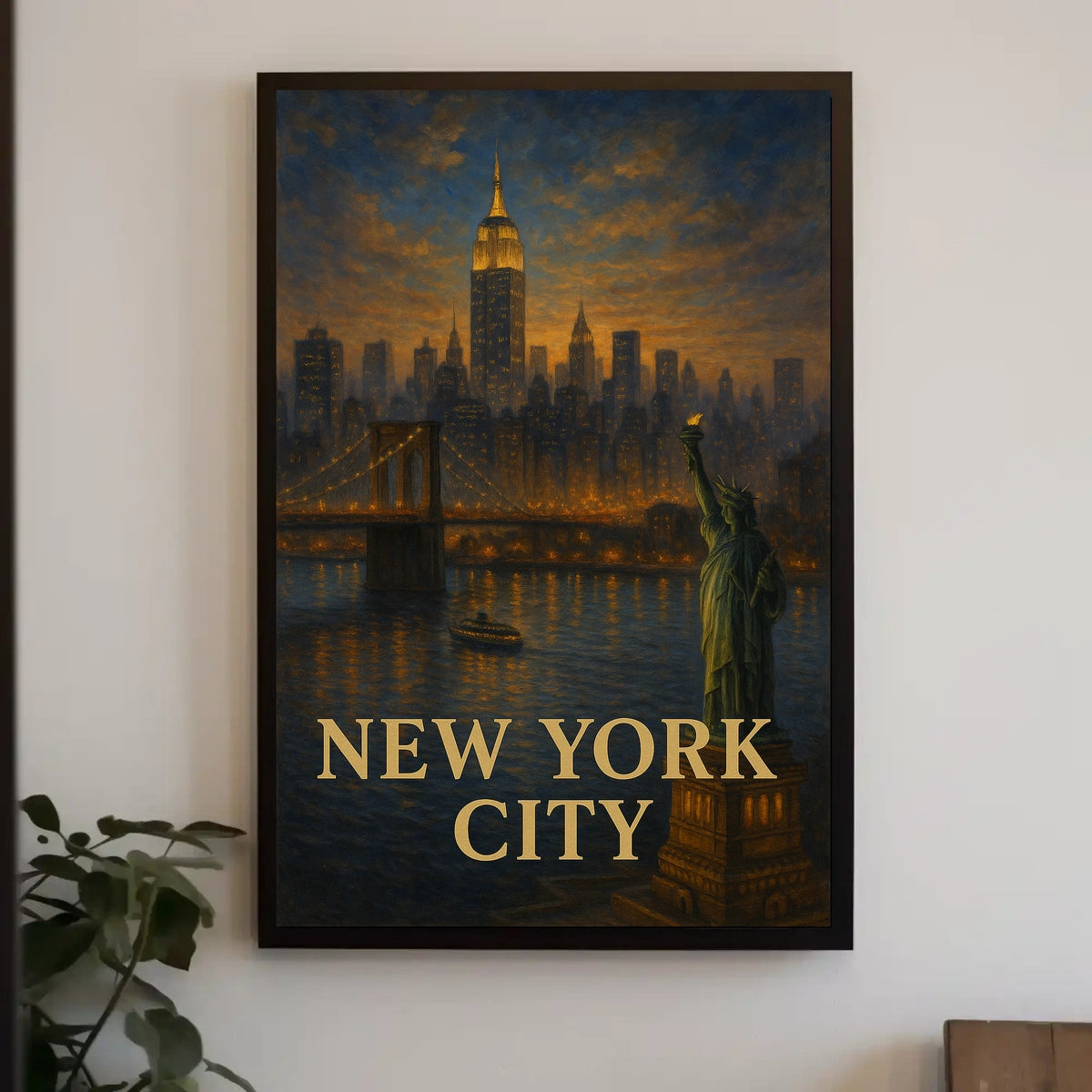 New York City Skyline Poster