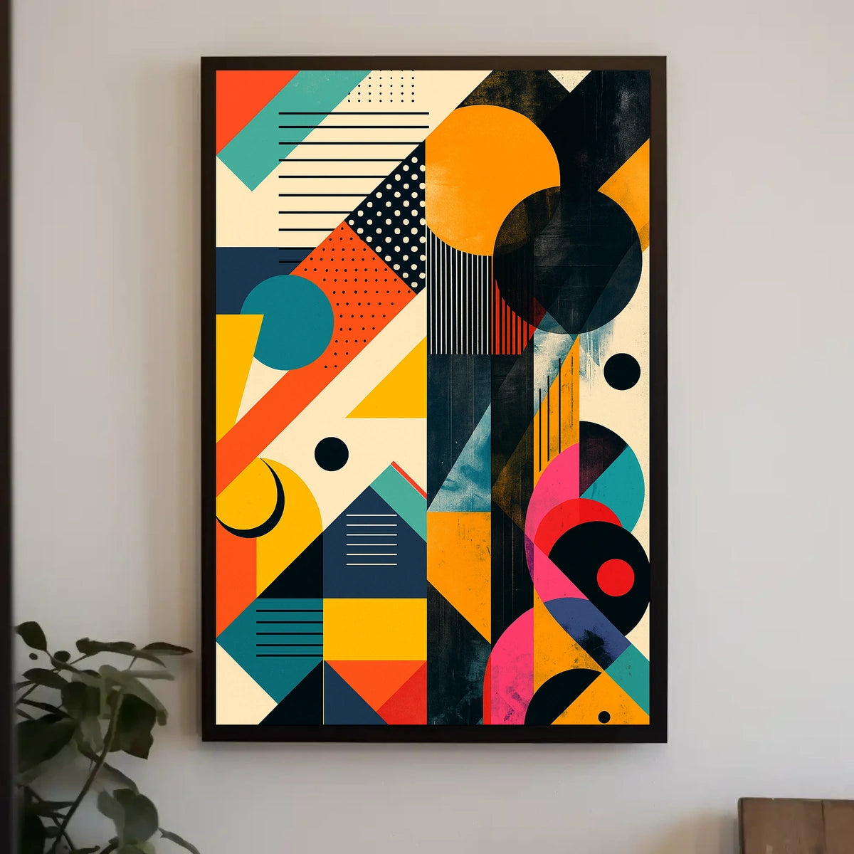 Geometric Abstraction Abstract Poster
