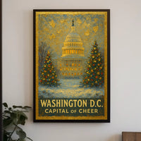 Washington D.C. Capital Of Cheer Poster