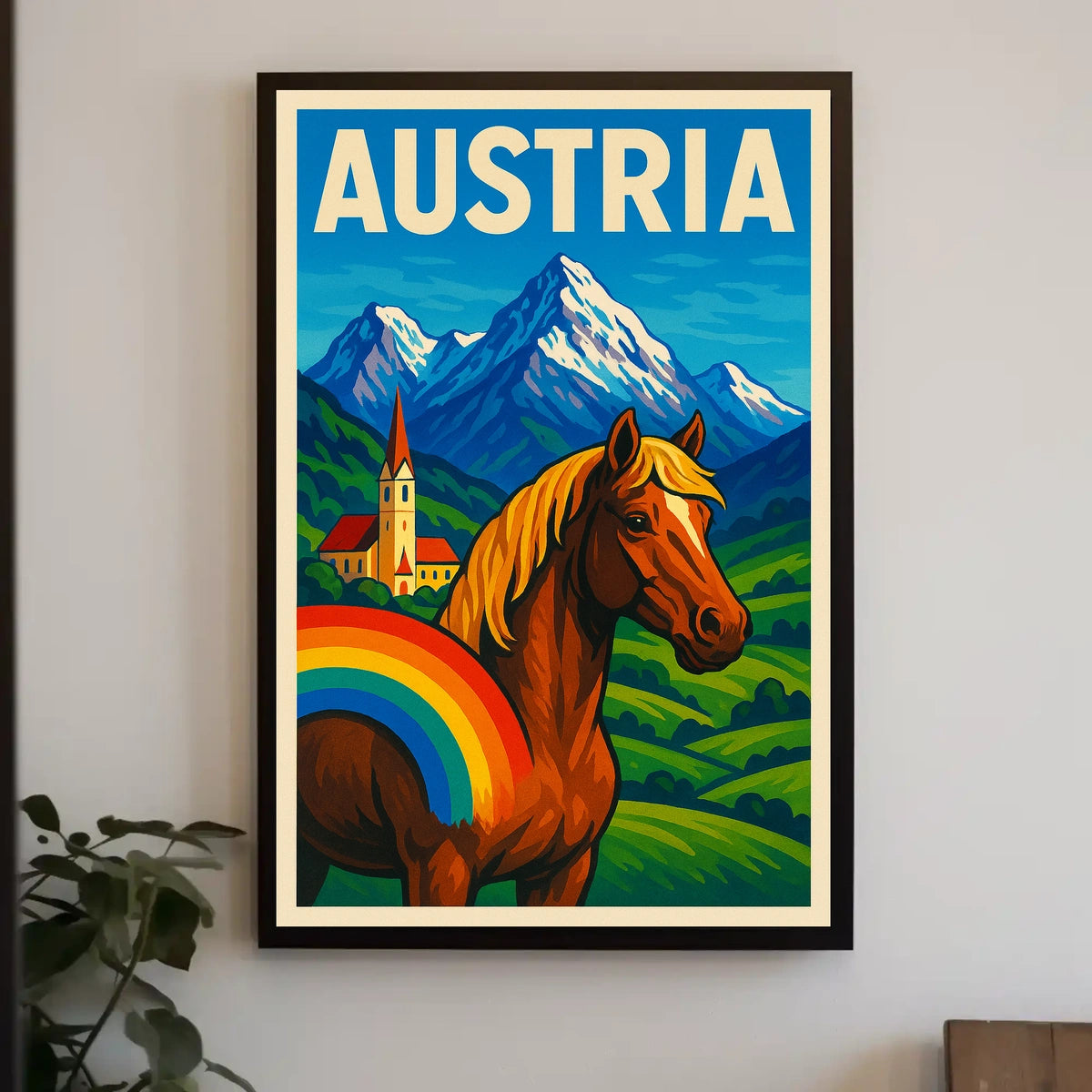 Austria A Vibrant Landscape Poster