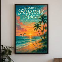 Discover Floridas Magic Poster