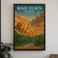 Wadi DoaN YemenS Architectural Poster
