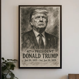 Donald Trump The Pillar of Strength Poster