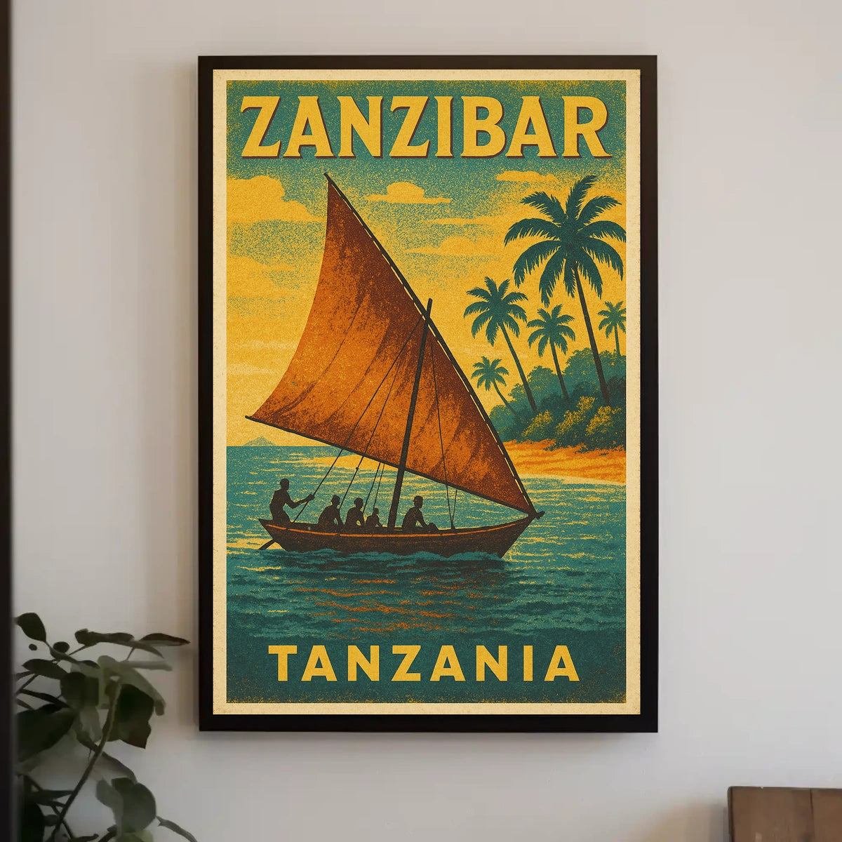 Zanzibar Travel Poster