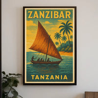 Zanzibar Travel Poster