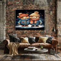 Winter Wonderland Bears Poster