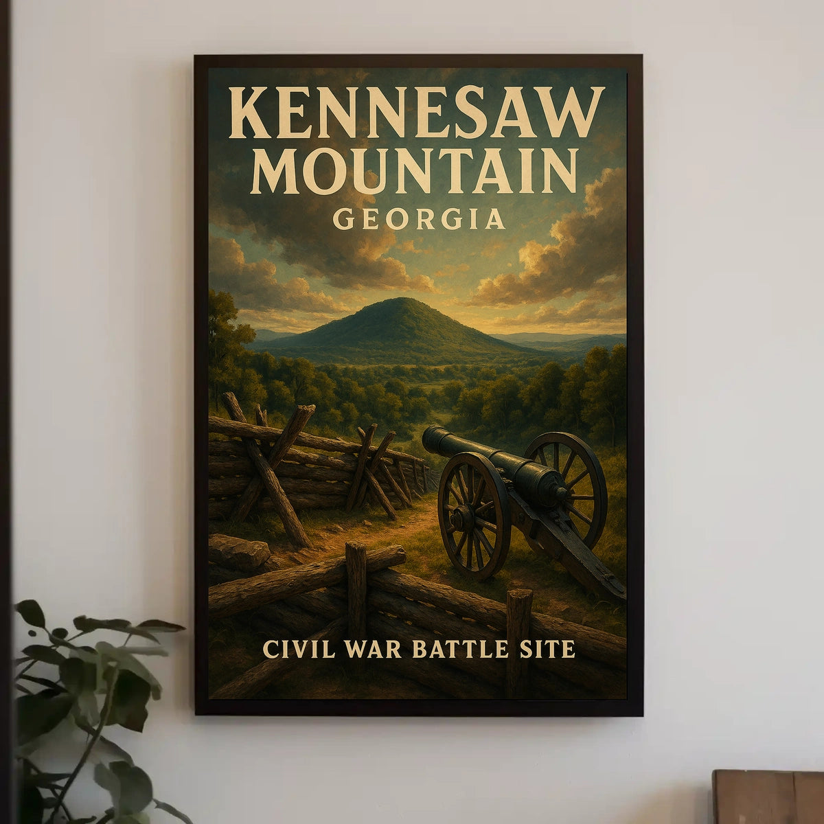 Kennesaw Mountain Civil War Battle Poster