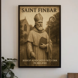 Saint Finbar Bishop Associated With Poster
