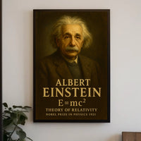 Albert Einstein Theory Of Relativity Poster