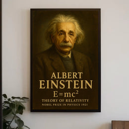 Albert Einstein Theory Of Relativity Poster