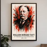 William Howard Taft Portrait: Historical or Presidential Poster